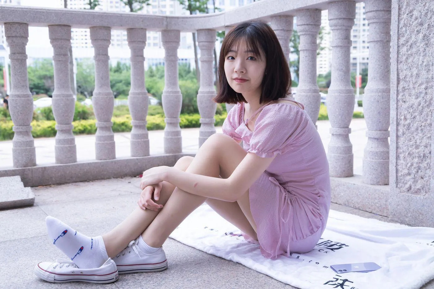 [BoBoSocks袜啵啵]NO.001 小甜豆-帆布鞋、白棉袜、肉丝 [138P]插图3
